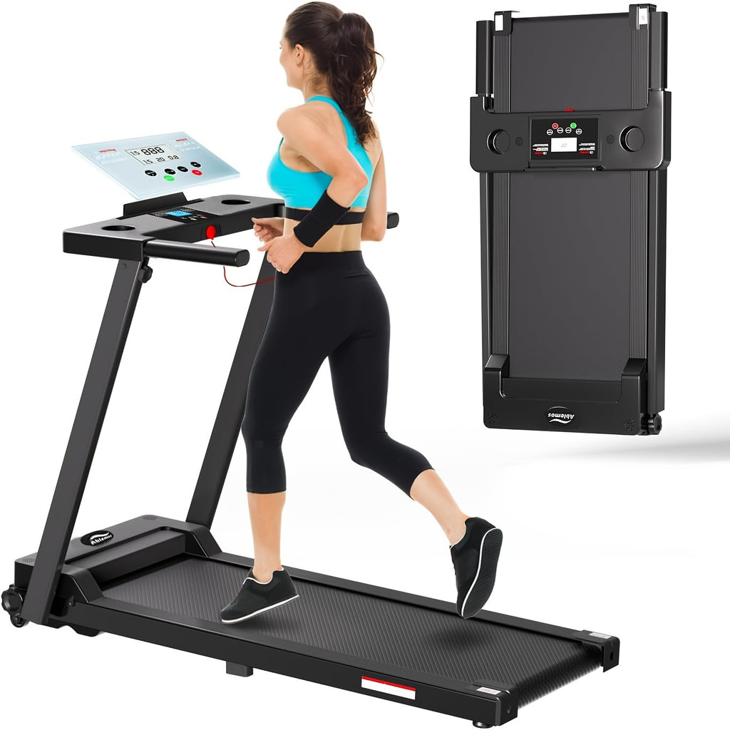 Foldable Electric Treadmill｜3.0HP Quiet Motor 300LBS Weight Capacity, Compact Folding Running Machine for Home Apartment & Office Workout