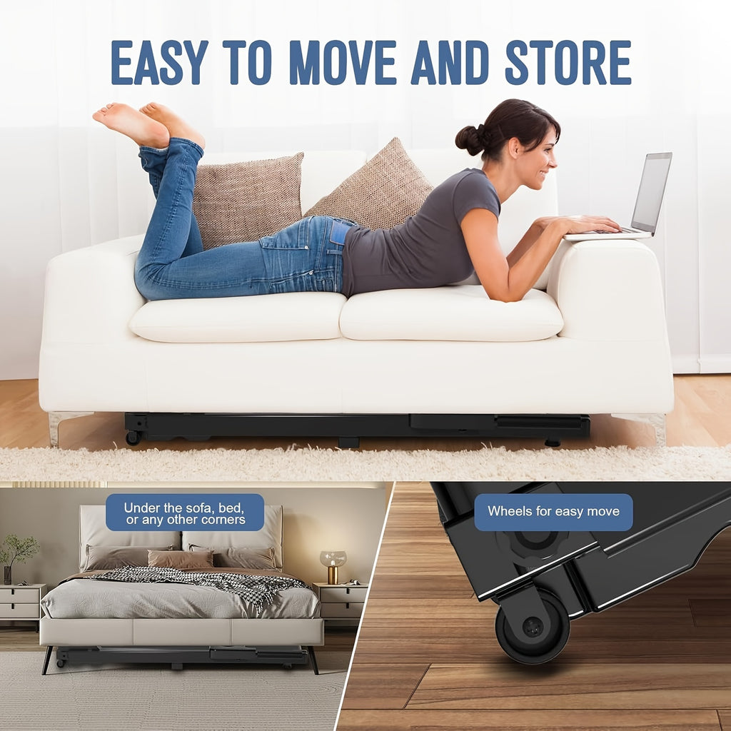 Foldable Electric Treadmill｜3.0HP Quiet Motor 300LBS Weight Capacity, Compact Folding Running Machine for Home Apartment & Office Workout