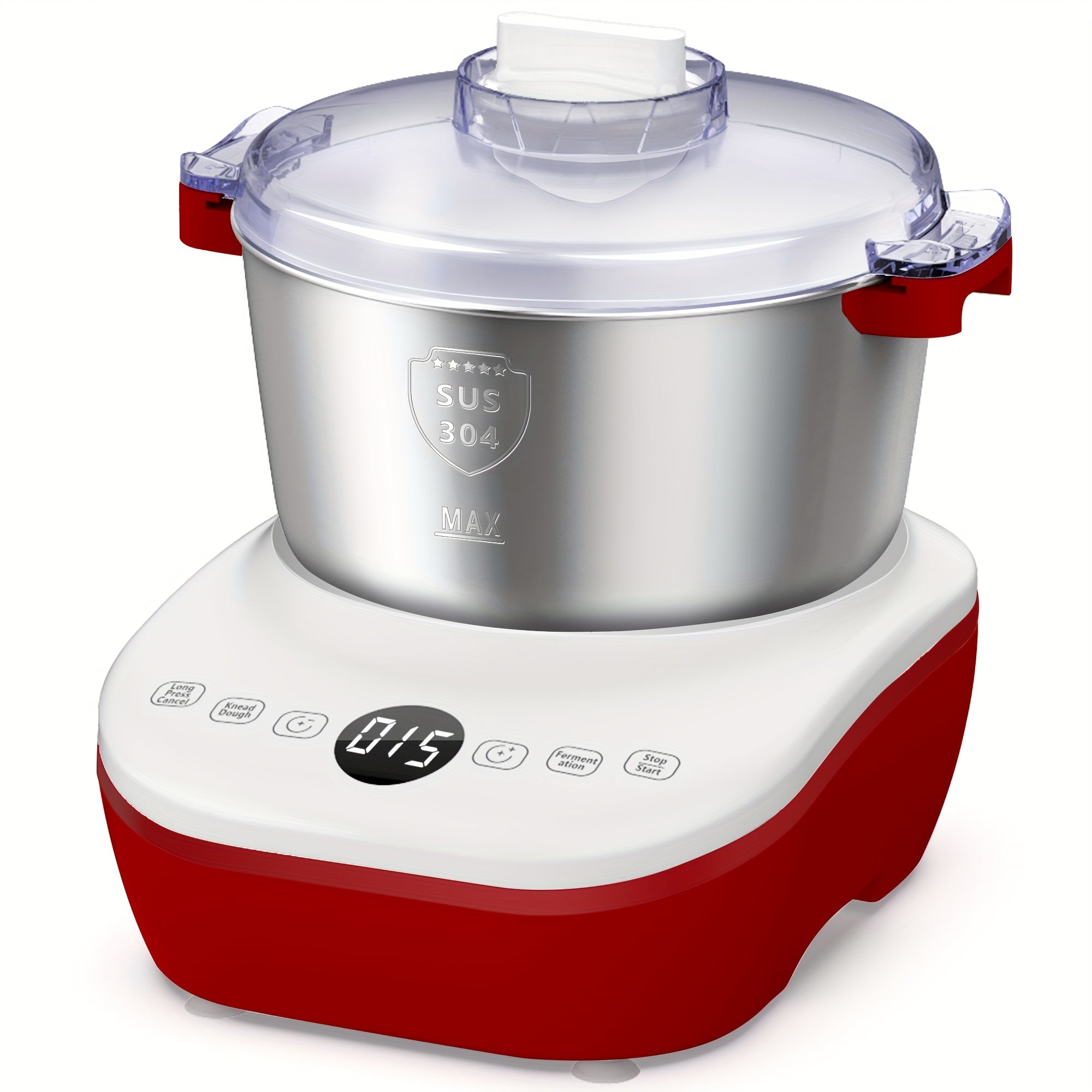 Electric Dough Maker Machine with Dough Proof Function, 5QT/7QT 304 Stainless Steel Bowl Hands‑Free Automatic Dough Kneader, Multi‑Mode Dough Mixer for Bread, Dumplings, Pizza
