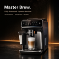 Fully Automatic Espresso Machine, 18 Coffee Recipes One‑Touch Coffee Maker with Smart Milk System, SilentBrew Quiet Grinding for Hot & Iced Coffee for Home & Office