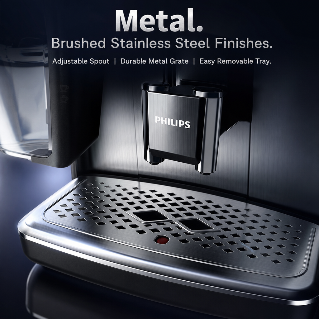 Fully Automatic Espresso Machine, 18 Coffee Recipes One‑Touch Coffee Maker with Smart Milk System, SilentBrew Quiet Grinding for Hot & Iced Coffee for Home & Office