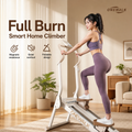 Folding Magnetic Climber Stepper Machine, Quiet Full‑Body Home Cardio Exercise Equipment with LCD Monitor