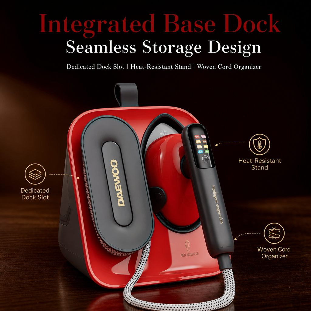 Portable Molecular Steam Garment Steamer, Smart Multi‑Mode Handheld Clothing Iron for All Fabrics