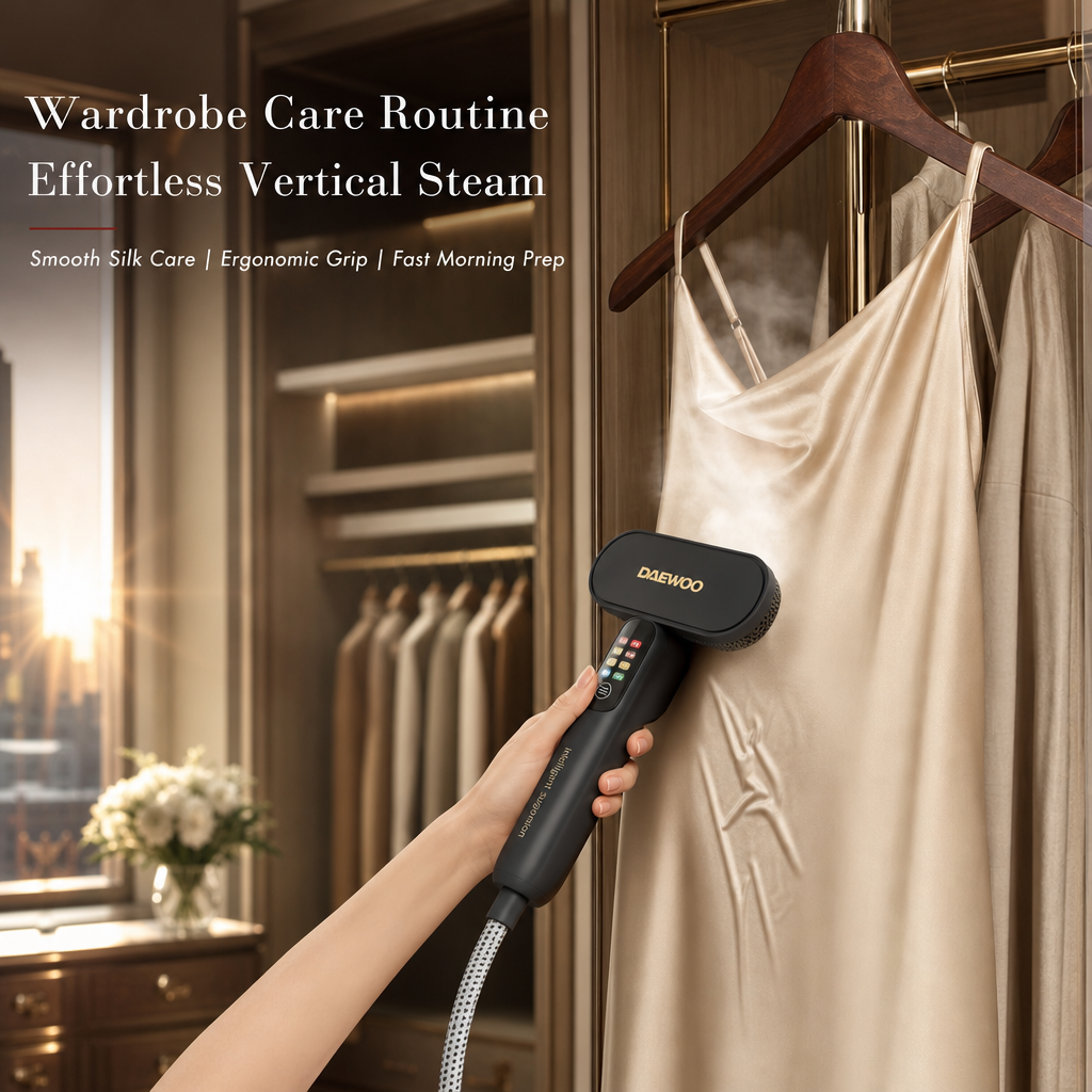 Portable Molecular Steam Garment Steamer, Smart Multi‑Mode Handheld Clothing Iron for All Fabrics
