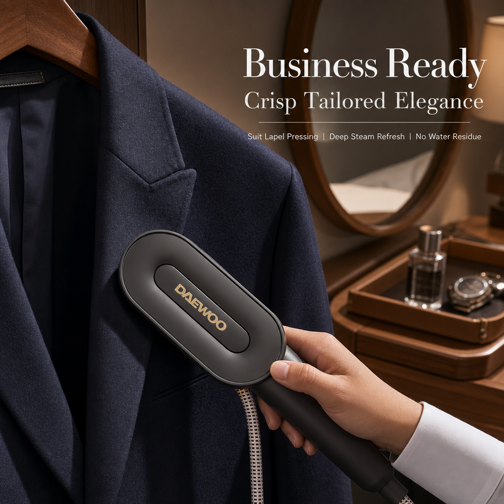 Portable Molecular Steam Garment Steamer, Smart Multi‑Mode Handheld Clothing Iron for All Fabrics