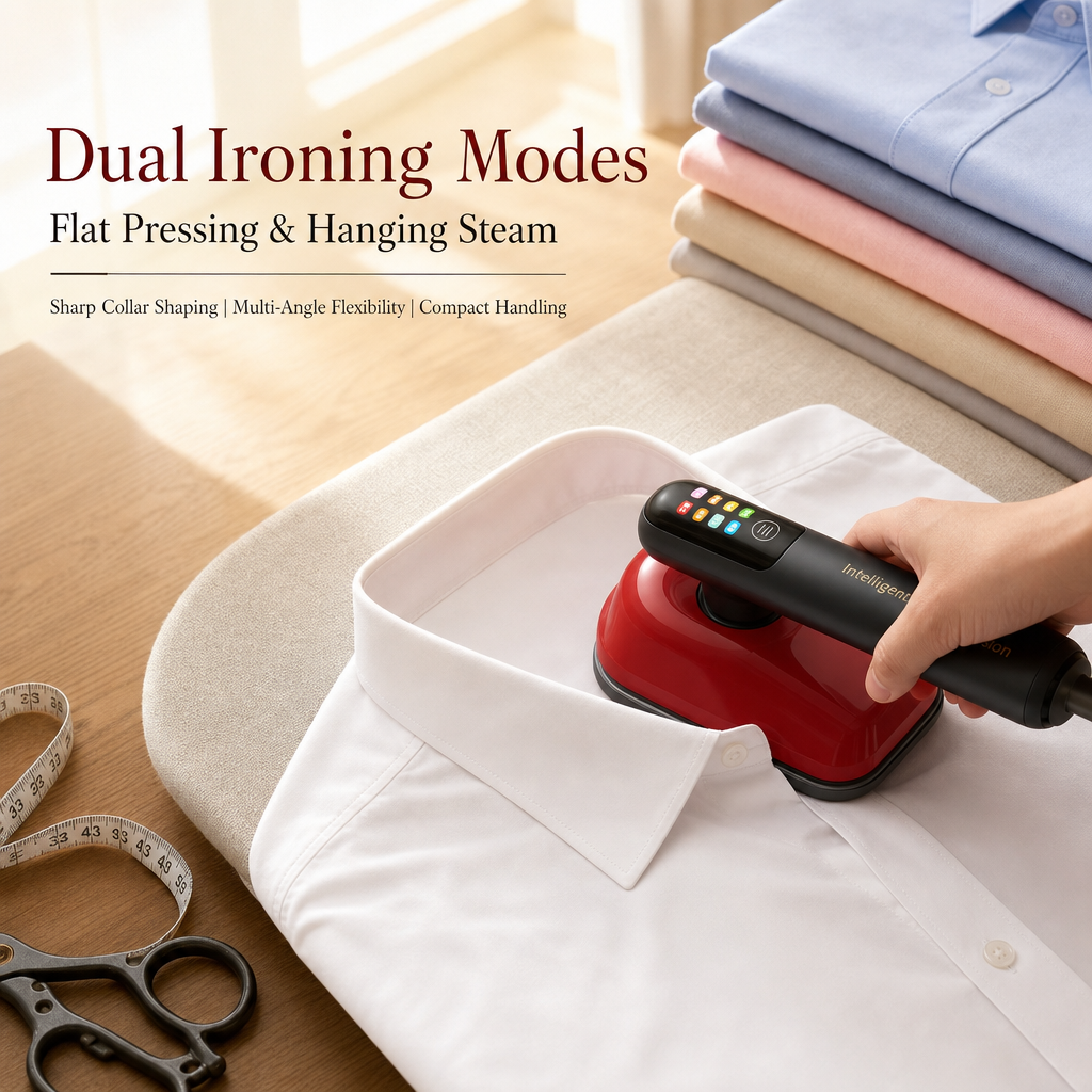 Portable Molecular Steam Garment Steamer, Smart Multi‑Mode Handheld Clothing Iron for All Fabrics