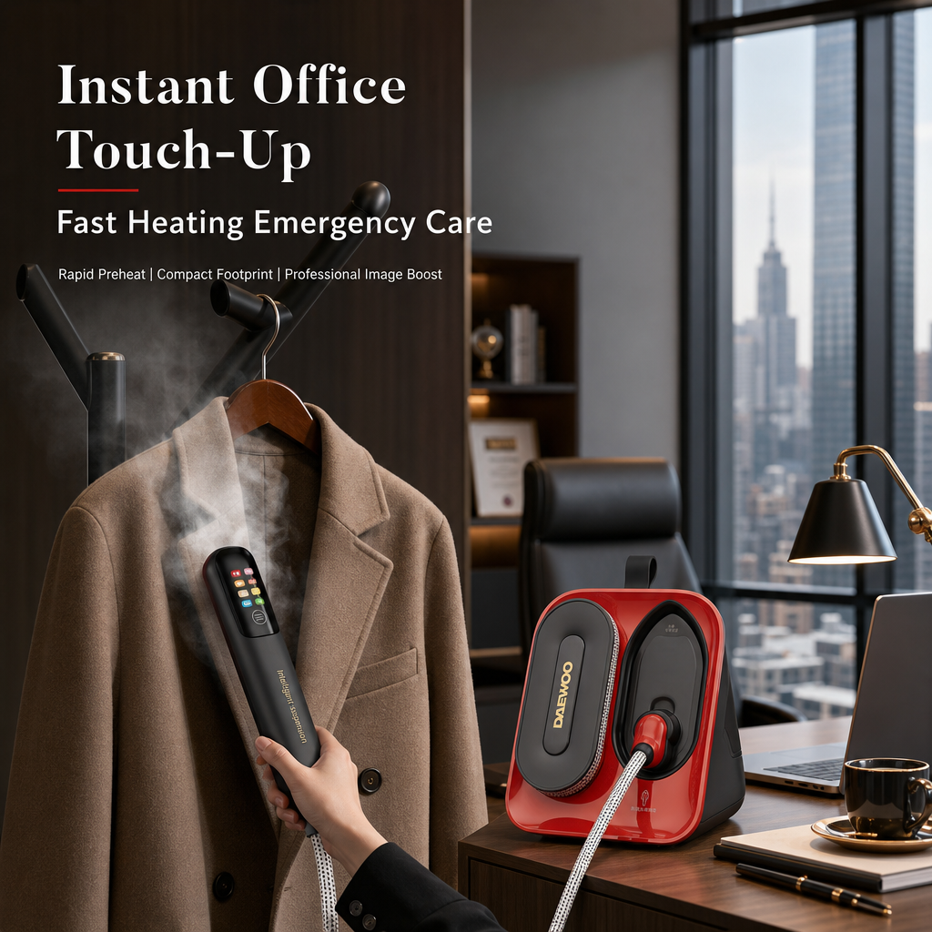 Portable Molecular Steam Garment Steamer, Smart Multi‑Mode Handheld Clothing Iron for All Fabrics