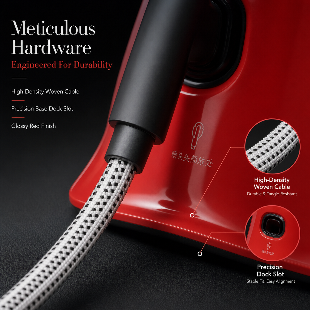 Portable Molecular Steam Garment Steamer, Smart Multi‑Mode Handheld Clothing Iron for All Fabrics